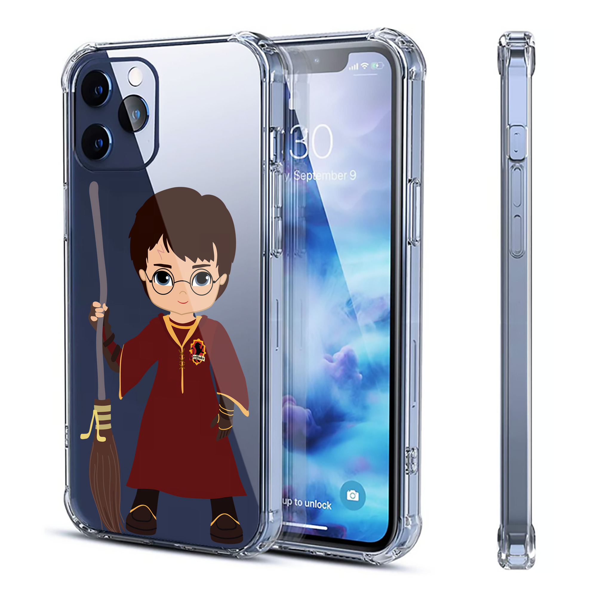 （画像用） Harry Potter ハリー・ポッターシリーズ 【iPhone 12シリーズ対応】透明スマホケース（クリアソフトケース）